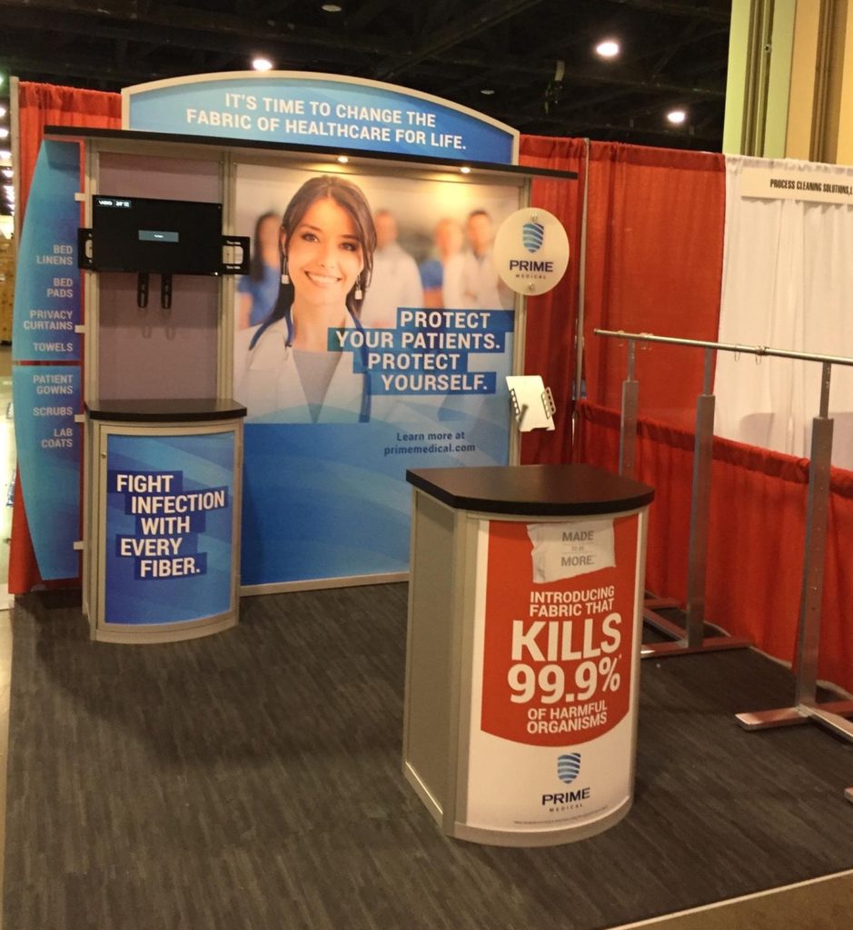 ADM Two Portable Trade Show Booth Case Study Prime Medical at APIC