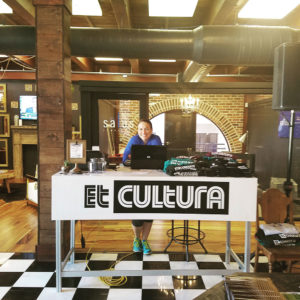 et-cultura-pop-up-display-table event sponsorship