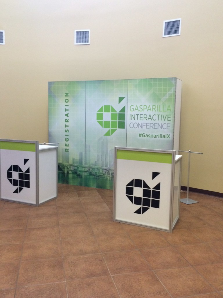 gasparilla interactive trade show booth