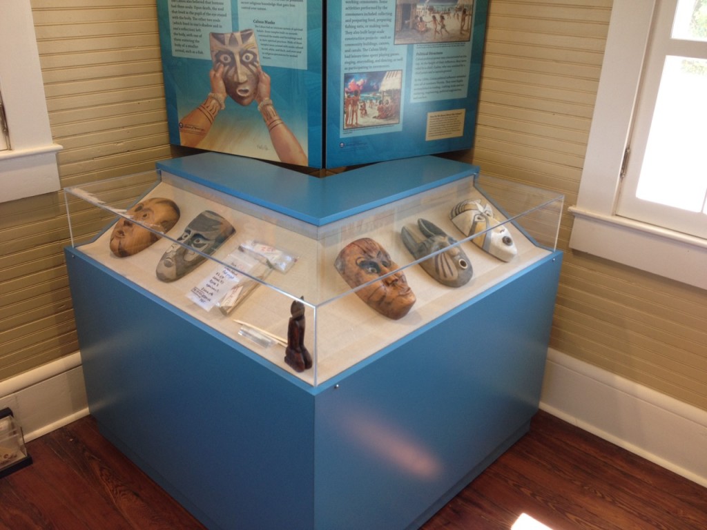 The custom museum cases we built fit in seamlessly with the exhibit.